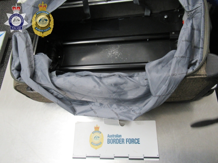 a picture of a bag in which cocaine was allegedly found
