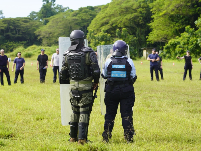 AFP and Pacific police partner side by side