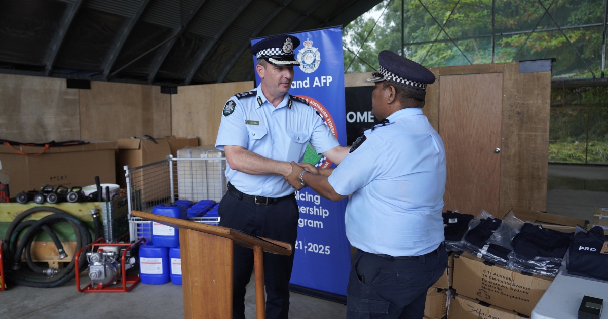 AFP helps boost Royal Solomon Islands Police Force Fire and Rescue ...